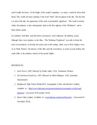Persuasive essay on horror movies picture