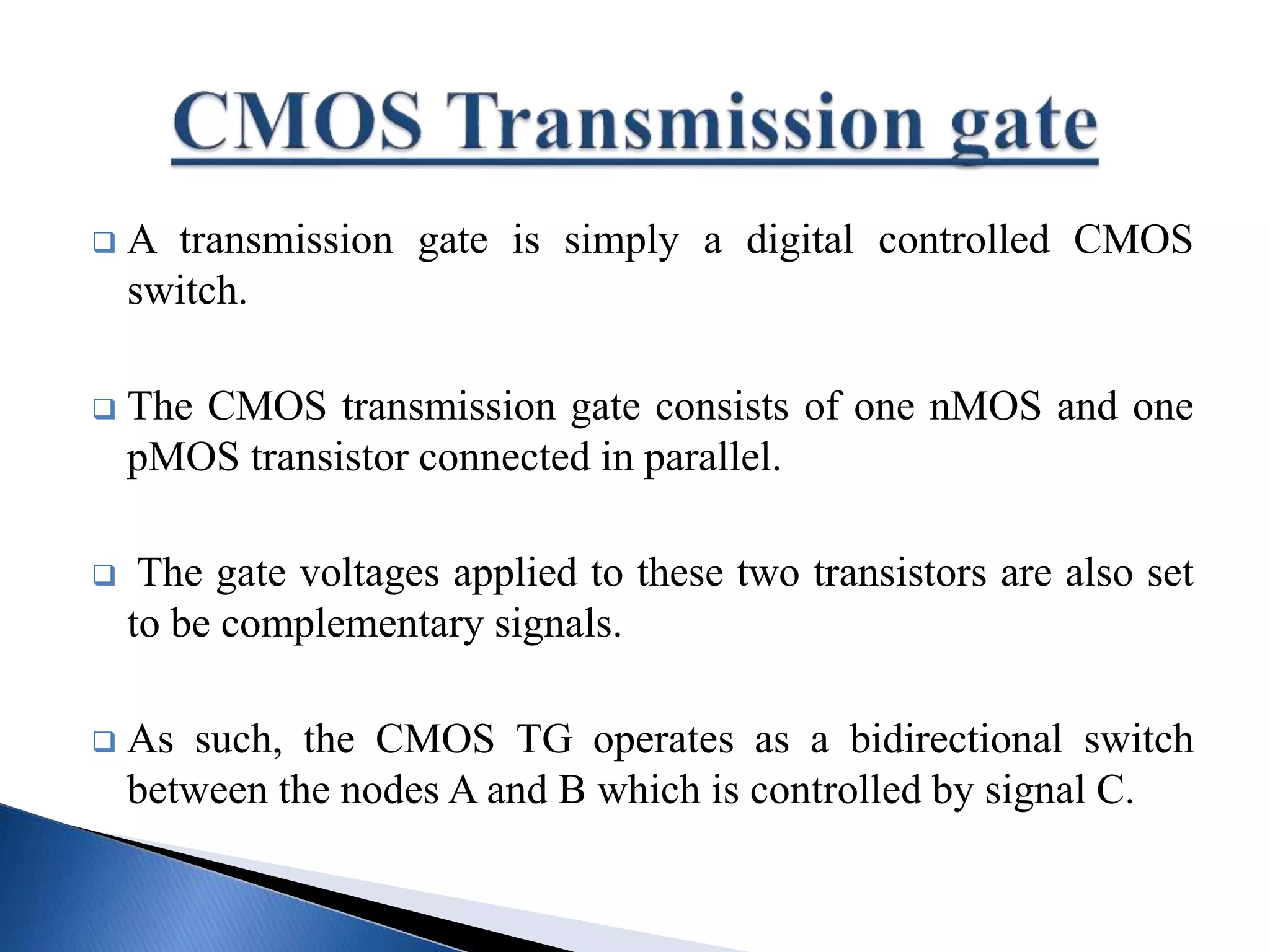 CMOS TG | PPTX