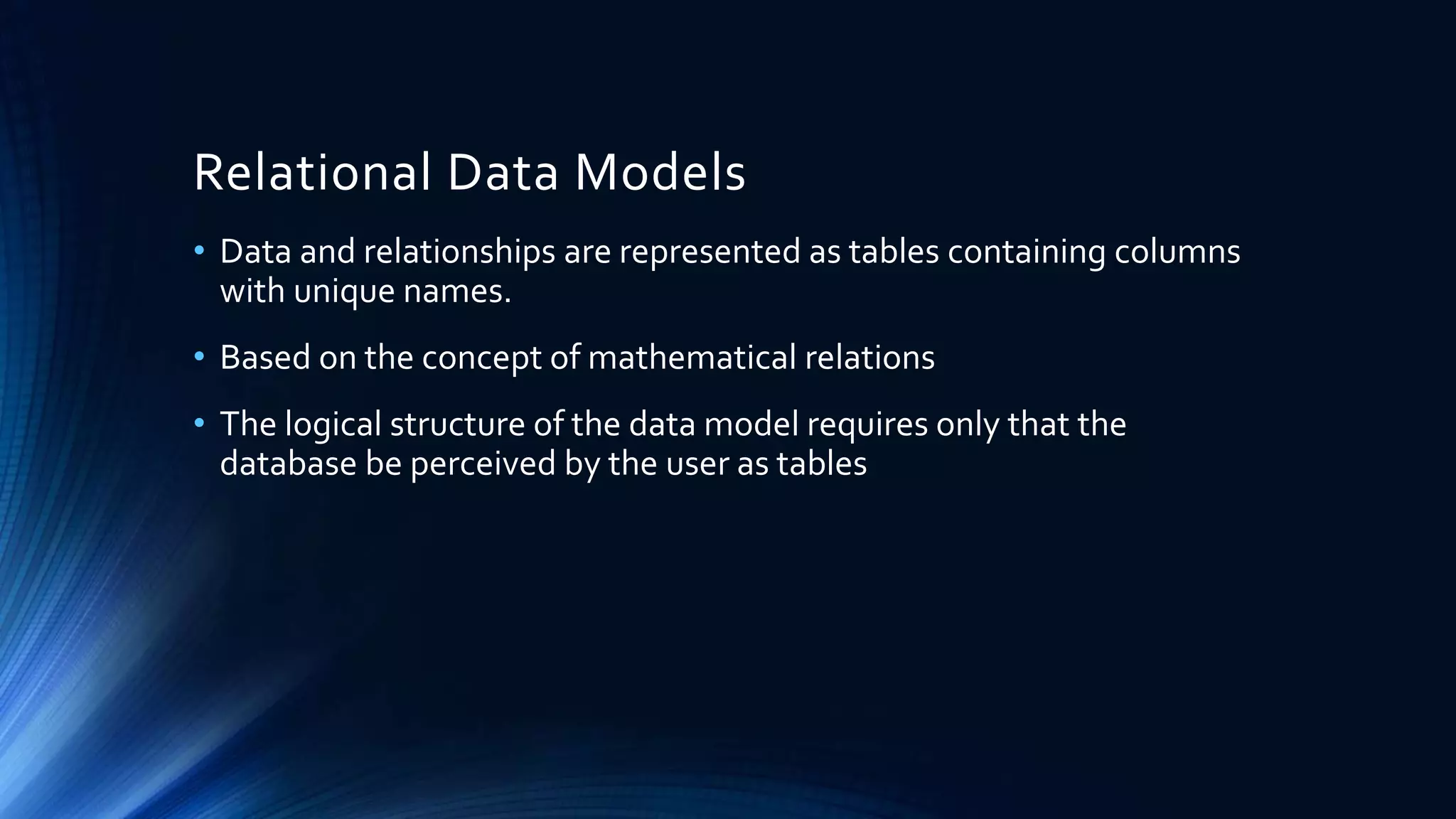 Four Types of Data Models | PPTX