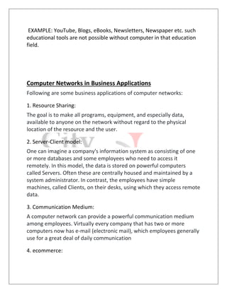 computer network technology in modern universe. | PDF