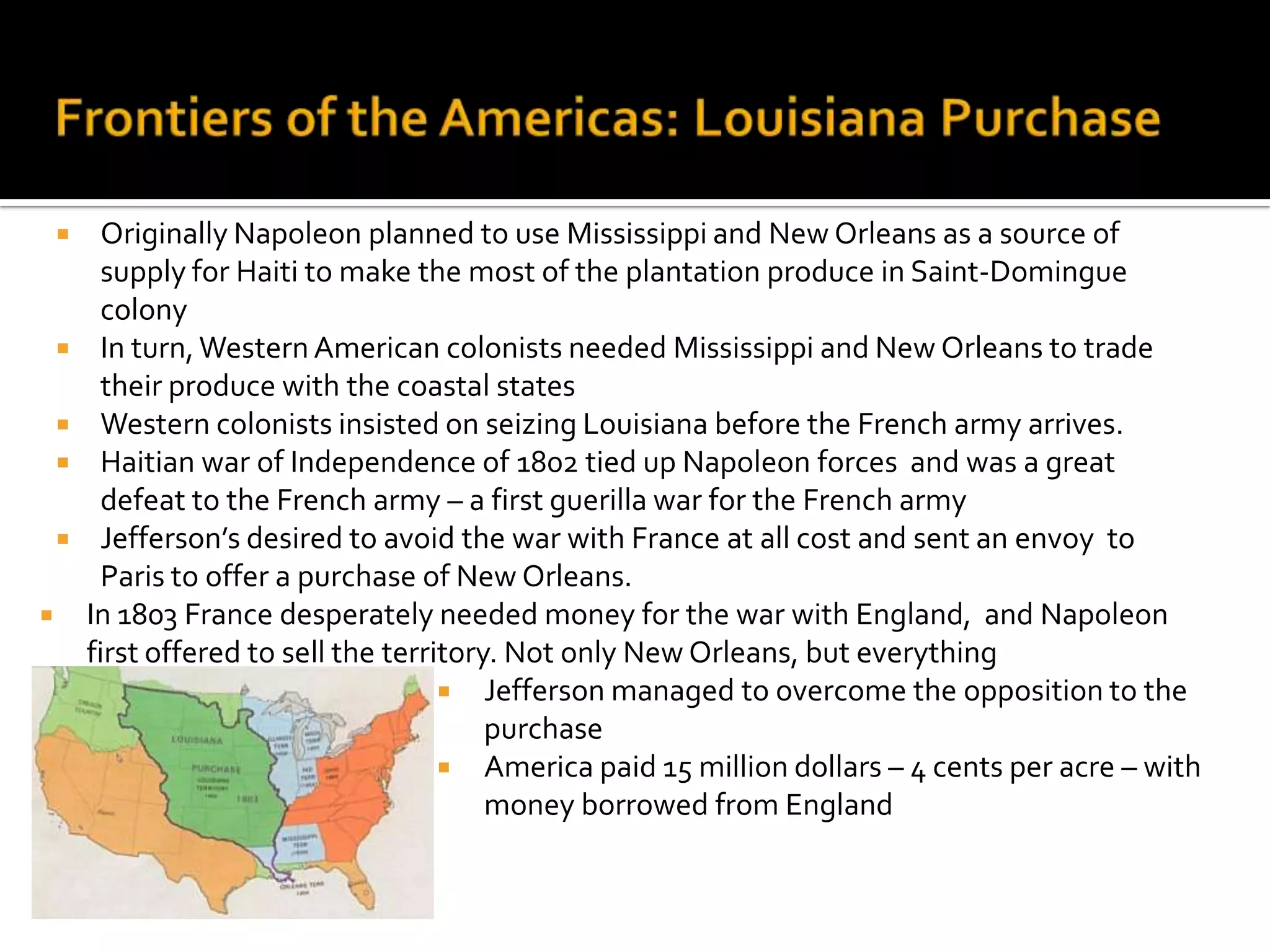 The only issue both elites agreed on was the policy of taking over American land for agriculture and ranching, which resulted in pushing indigenous people to the  edge of survival