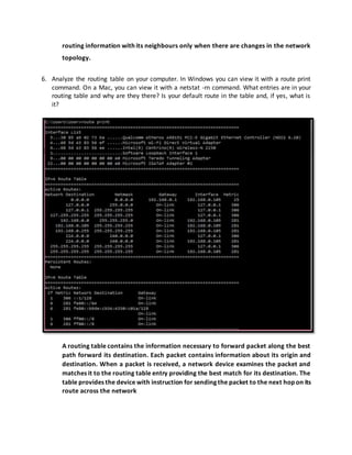 Design Scenario Network Analysis & Design | DOCX