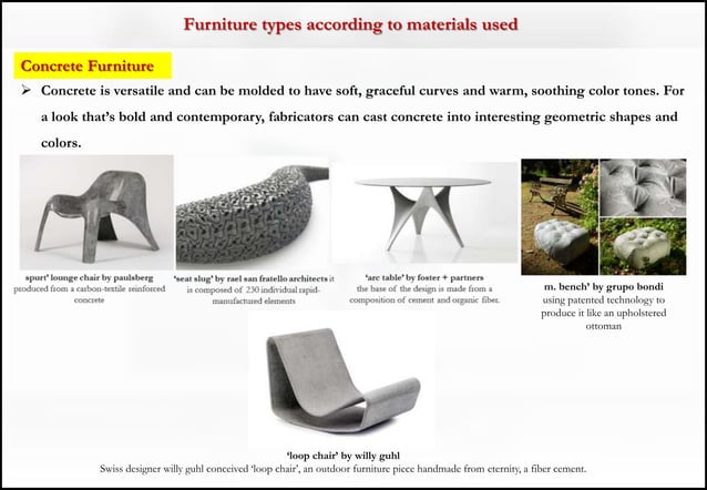 research study about furniture