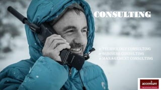 CONSULTING
TECHNOLOGY CONSULTING
BUSINESS CONSULTING
MANAGEMENT CONSULTING
 