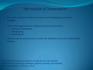 Determining the type of E-Learning ProgramCollaboration Tools