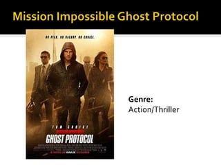 Genre:
Action/Thriller
 