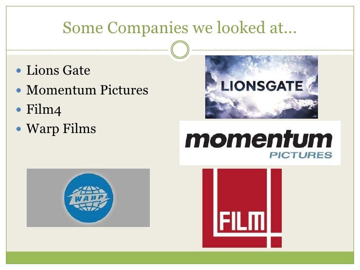 Assignment 10 film distribution companies