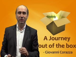 Creativity
A Journey
out of the box
- Giovanni Corazza
 