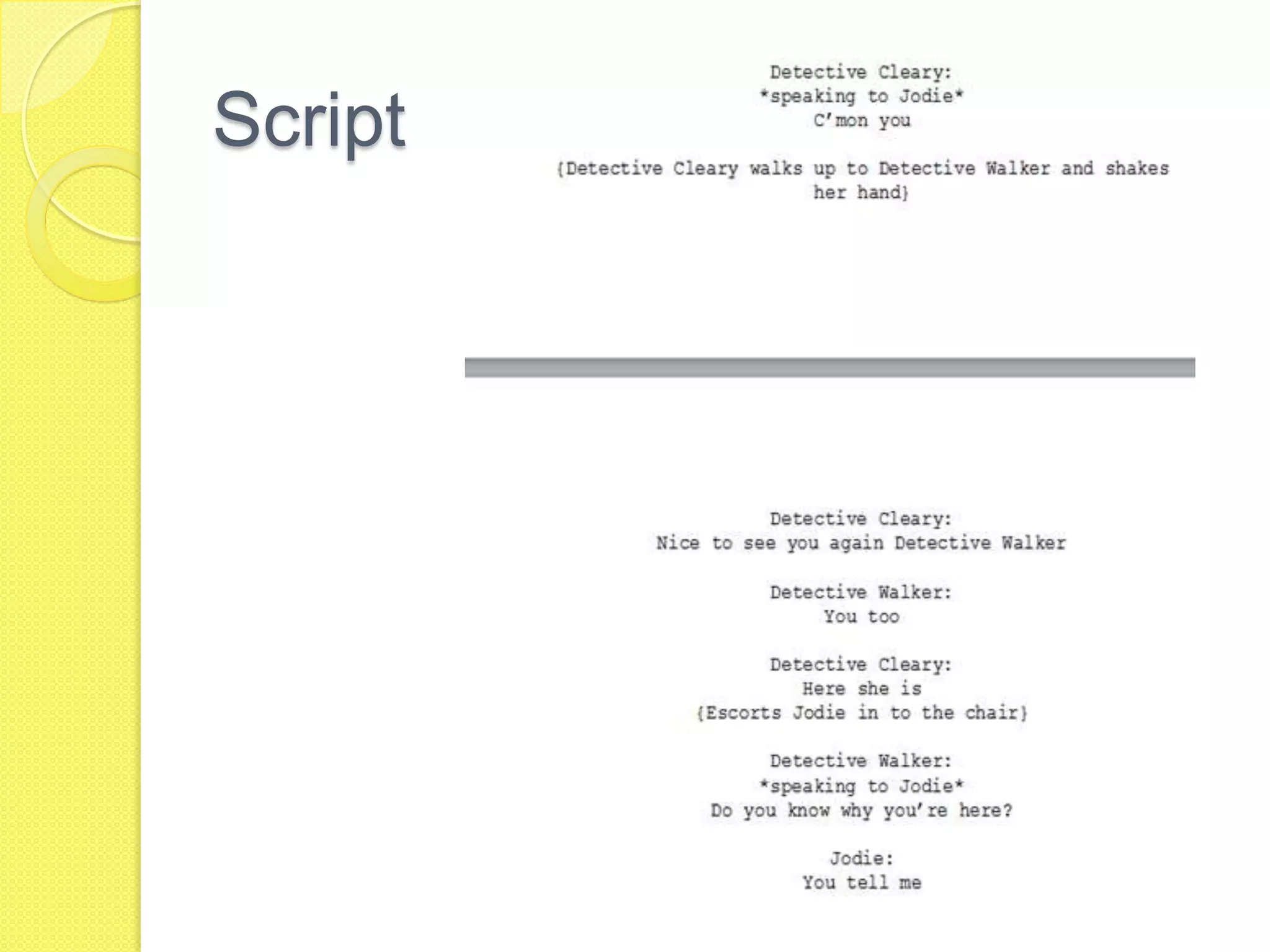 Script
 