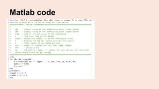 Matlab code
 