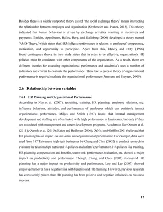 Impact of HR Practices on Organizational Performance of RMG sector in ...