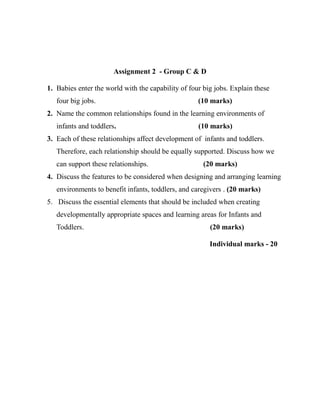 Assignment 1 and 2 early environment.pdf