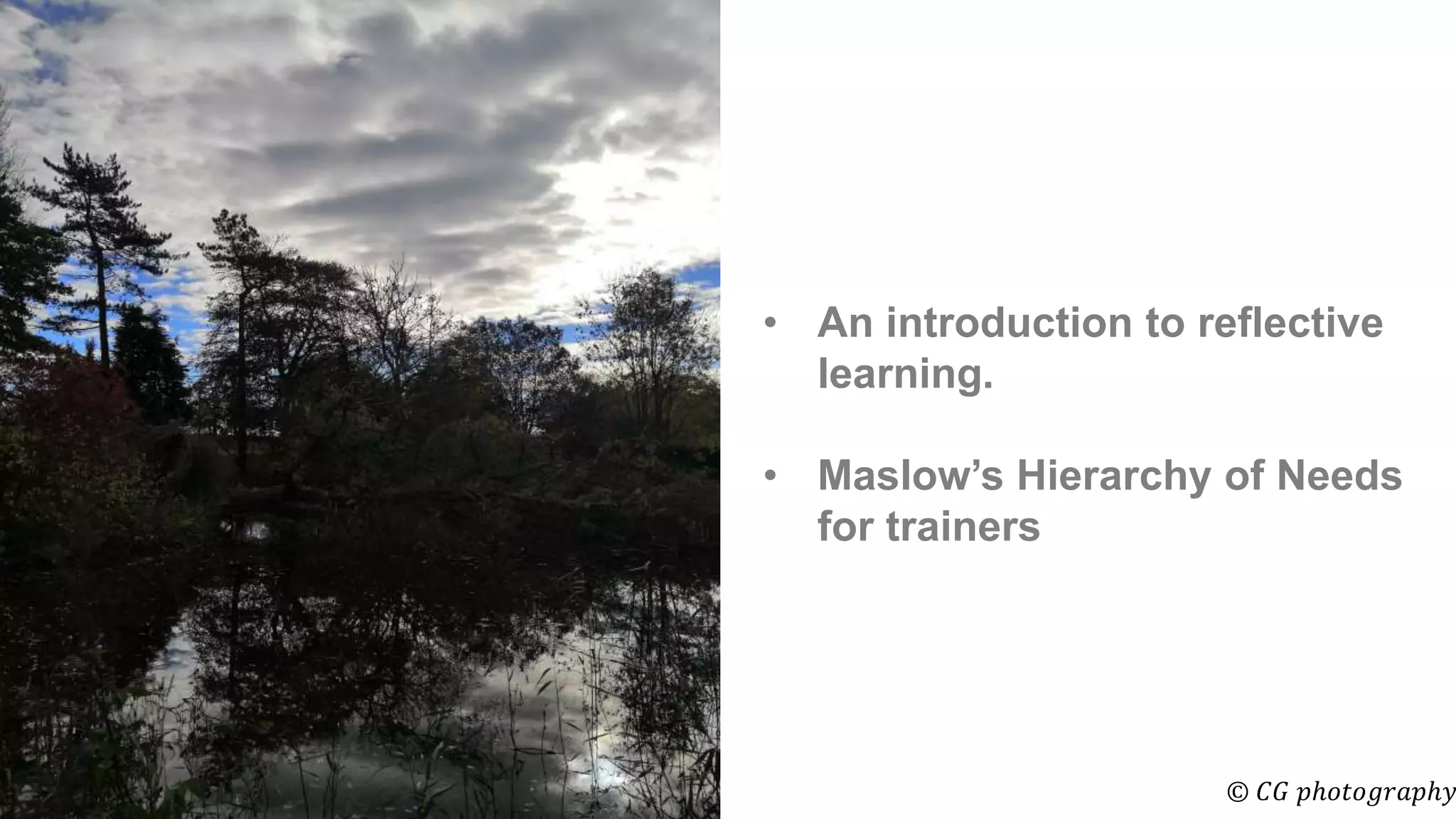 Reflective learning | PPTX