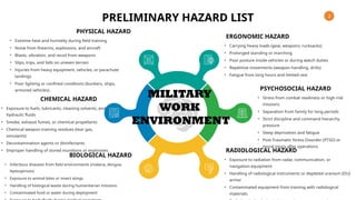 Preliminary Hazard List Example.pdf Hazard Identification during Firing Range Training | PPTX