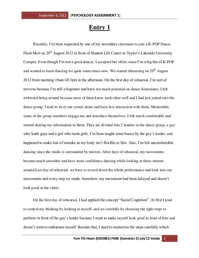 diary entry college essays