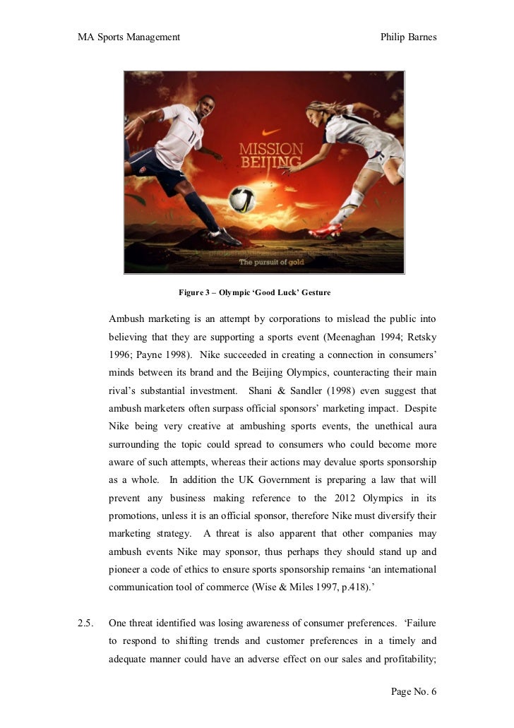 Nike business strategy analysis picture