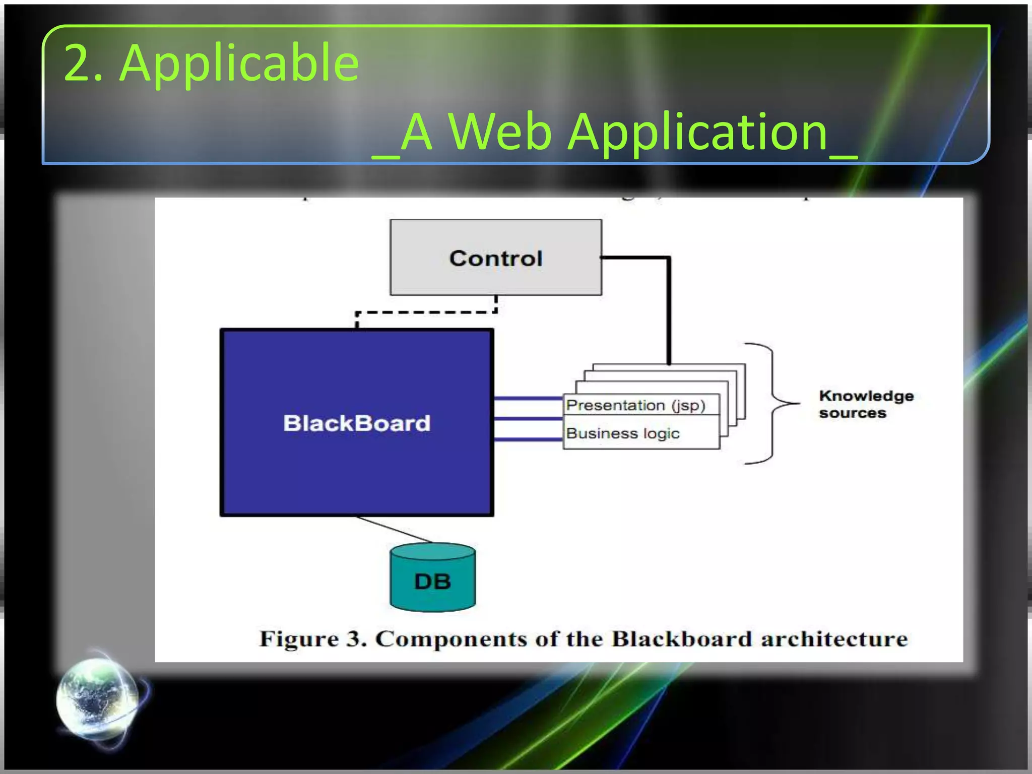 2. Applicable
_A Web Application_
 