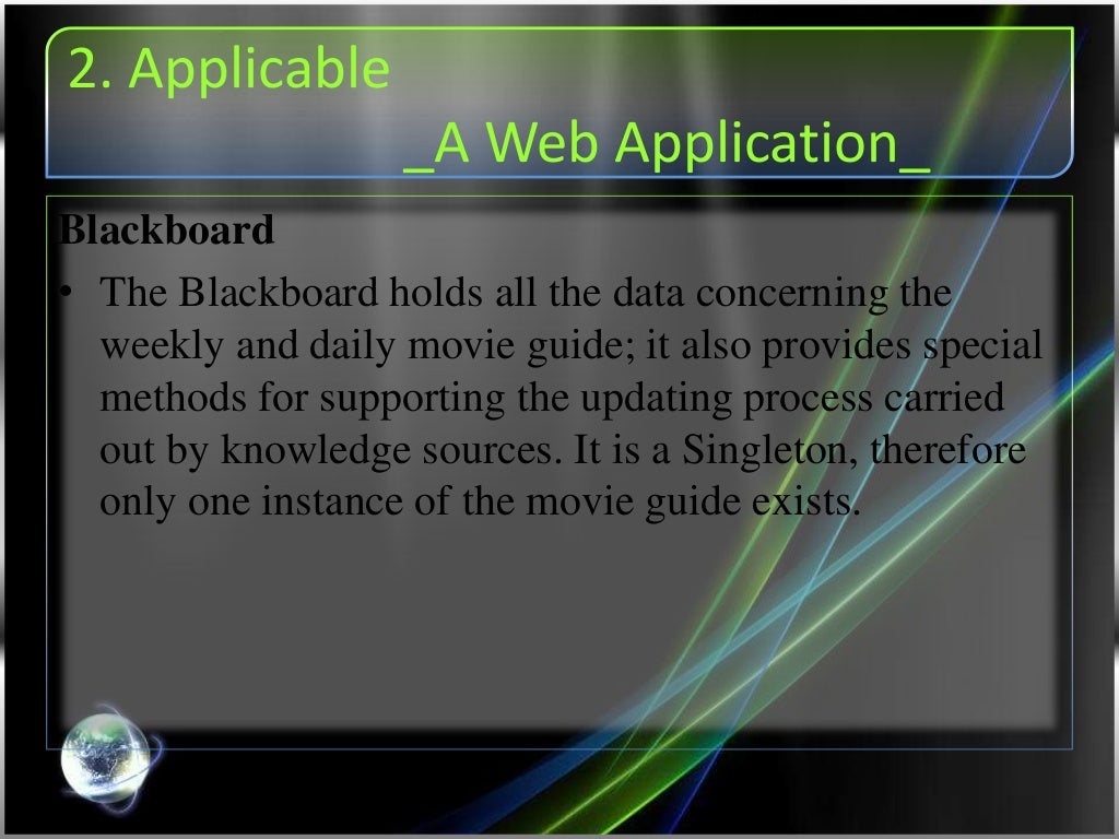 blackboard architecture