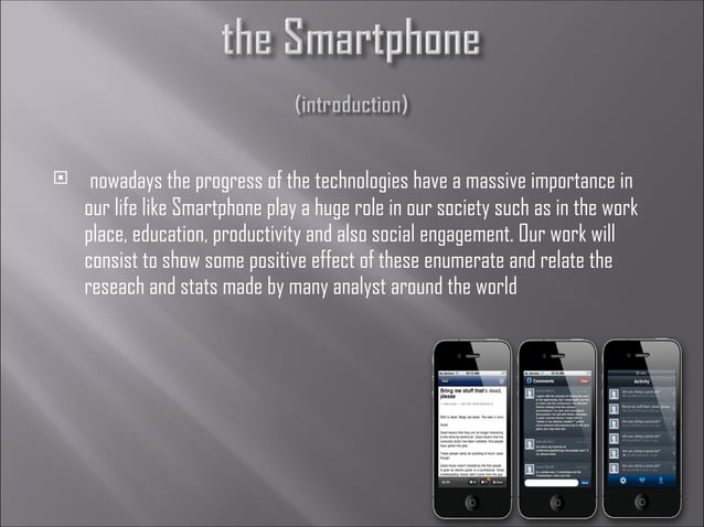 Assignment 1 smartphones | PPT