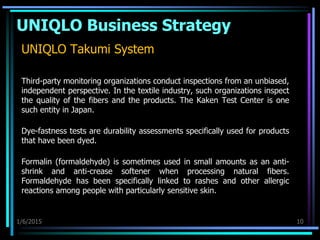 Powerpoint Uniqlo Assignment 1 uniqlo ppt. | PPT