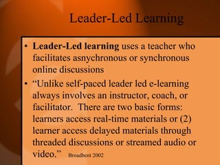 Embracing E-Learning