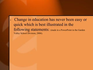 Embracing E-Learning