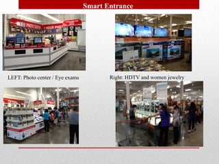 Smart Entrance




LEFT: Photo center / Eye exams          Right: HDTV and women jewelry
 