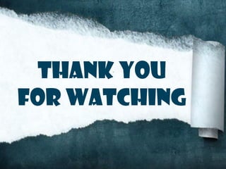 THANK YOU
FOR WATCHING
 