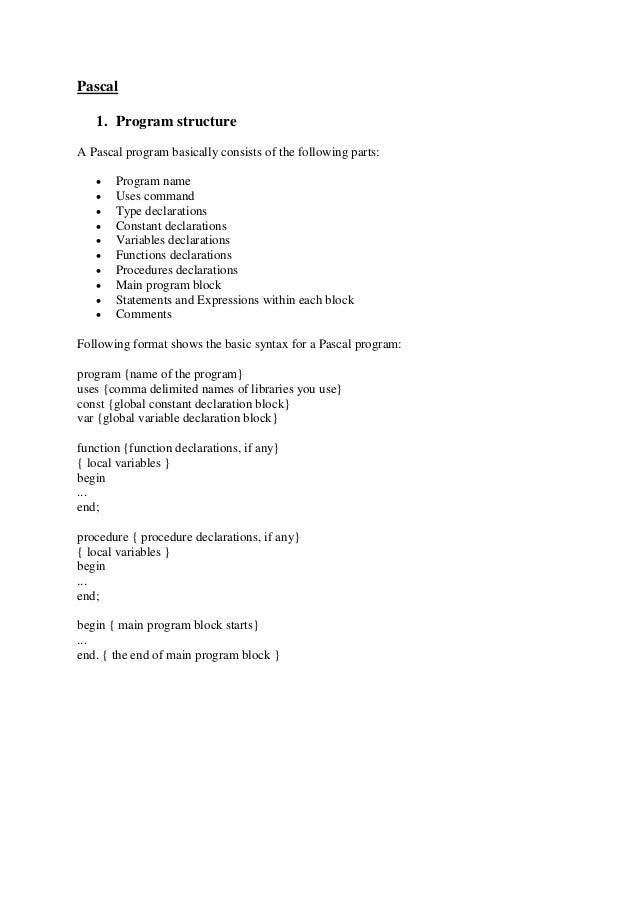 Evaluation and analysis of ALGOL, PASCAL and ADA