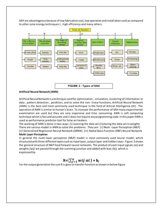 solar air heater Using ANN