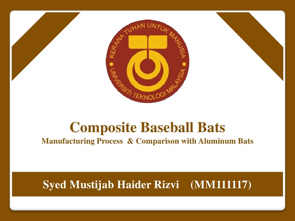 Composite Baseball Bat Manufacturing Process