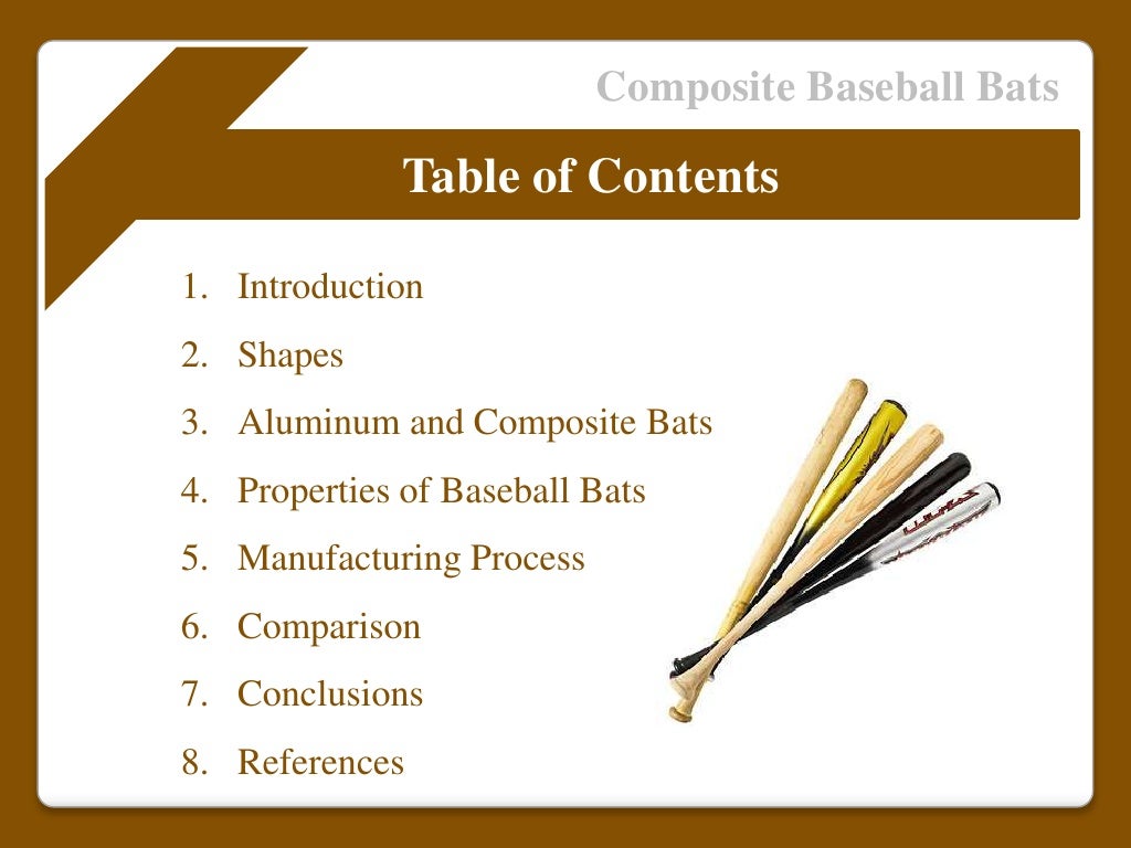 Composite Baseball Bat Manufacturing Process