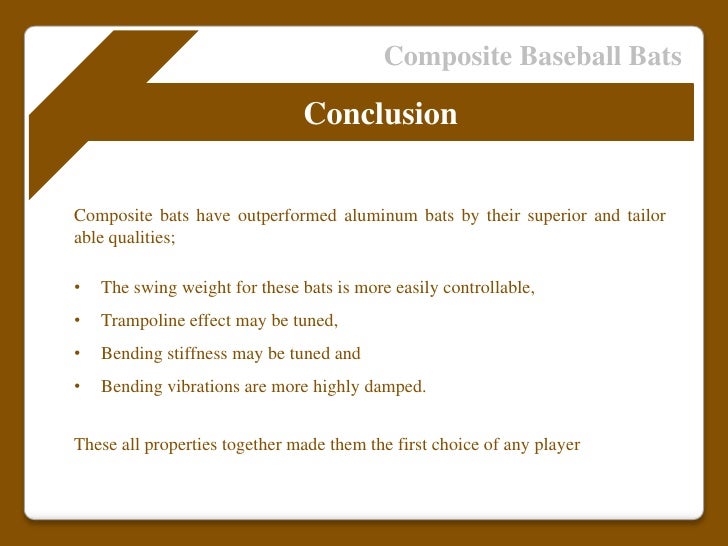 Composite Bats vs Aluminum Bats Composite Bats vs Aluminum Bats