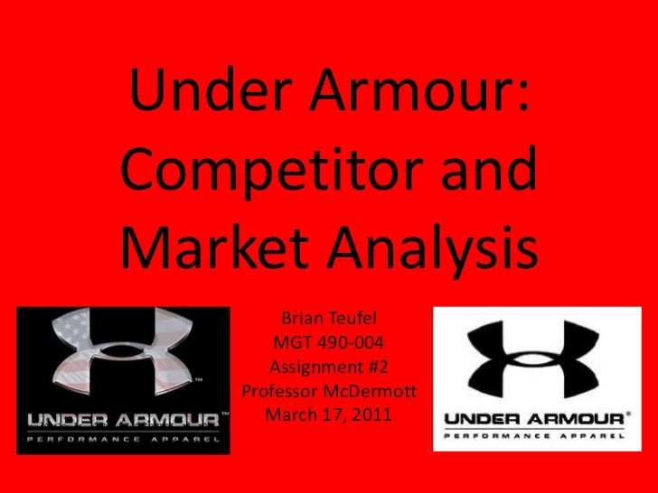 Assignment202 under armour competitor and market analysis