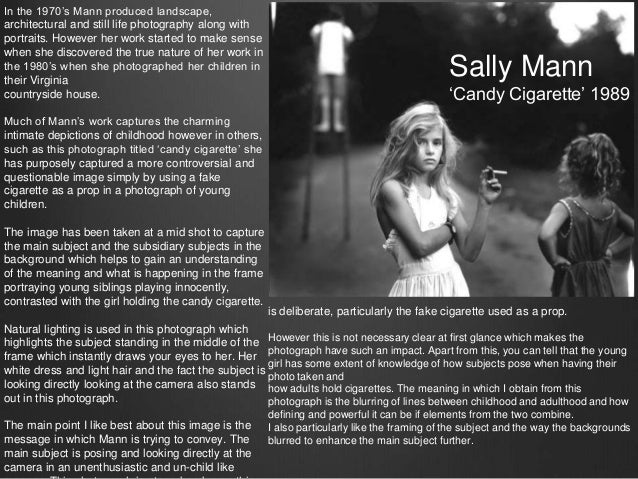 sally mann candy cigarette