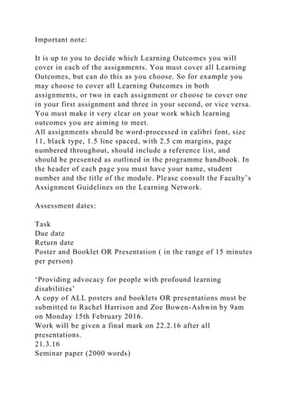 · Assignment 2 (15) Process Mapping of a Quality Improvement Ini.docx