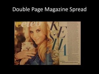 Double Page Magazine Spread

 