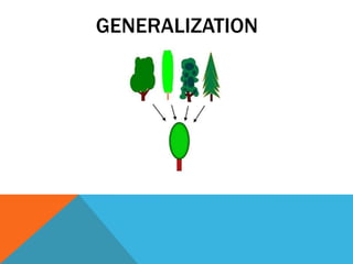 GENERALIZATION

 