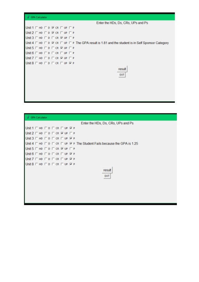 Assignment 2 lab 3 python gpa calculator