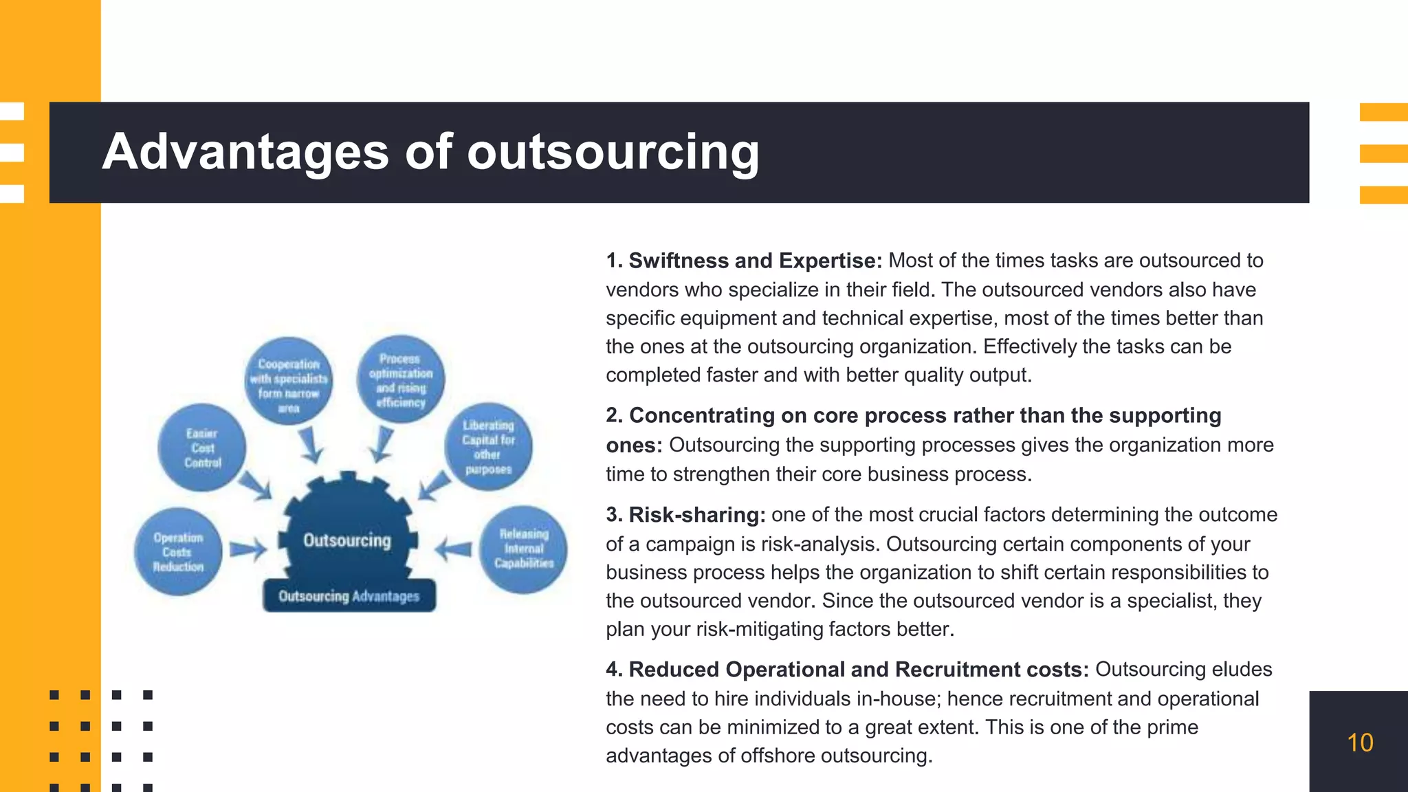 What Are The Advantages And Disadvantages Of Outsourcing Advantages And Disadvantages Of Outsourcing | PPT