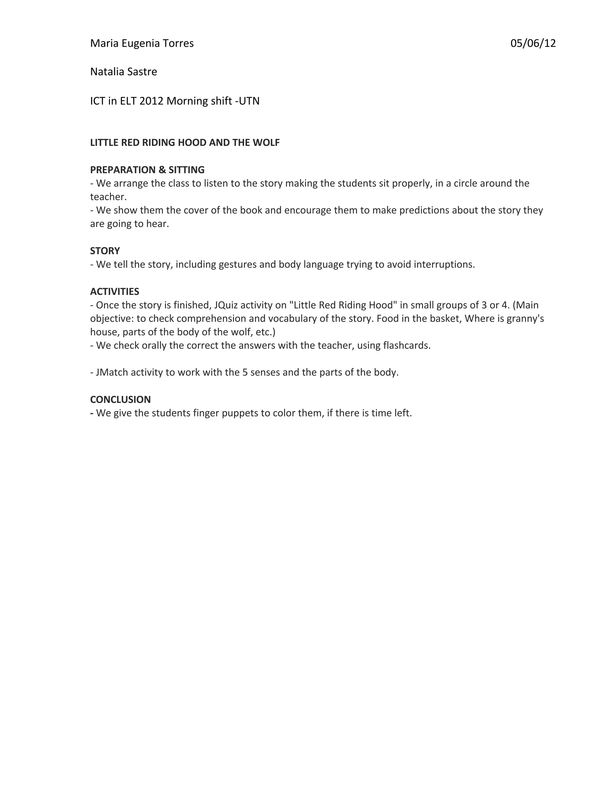 Assignment 2 lesson plan | PDF