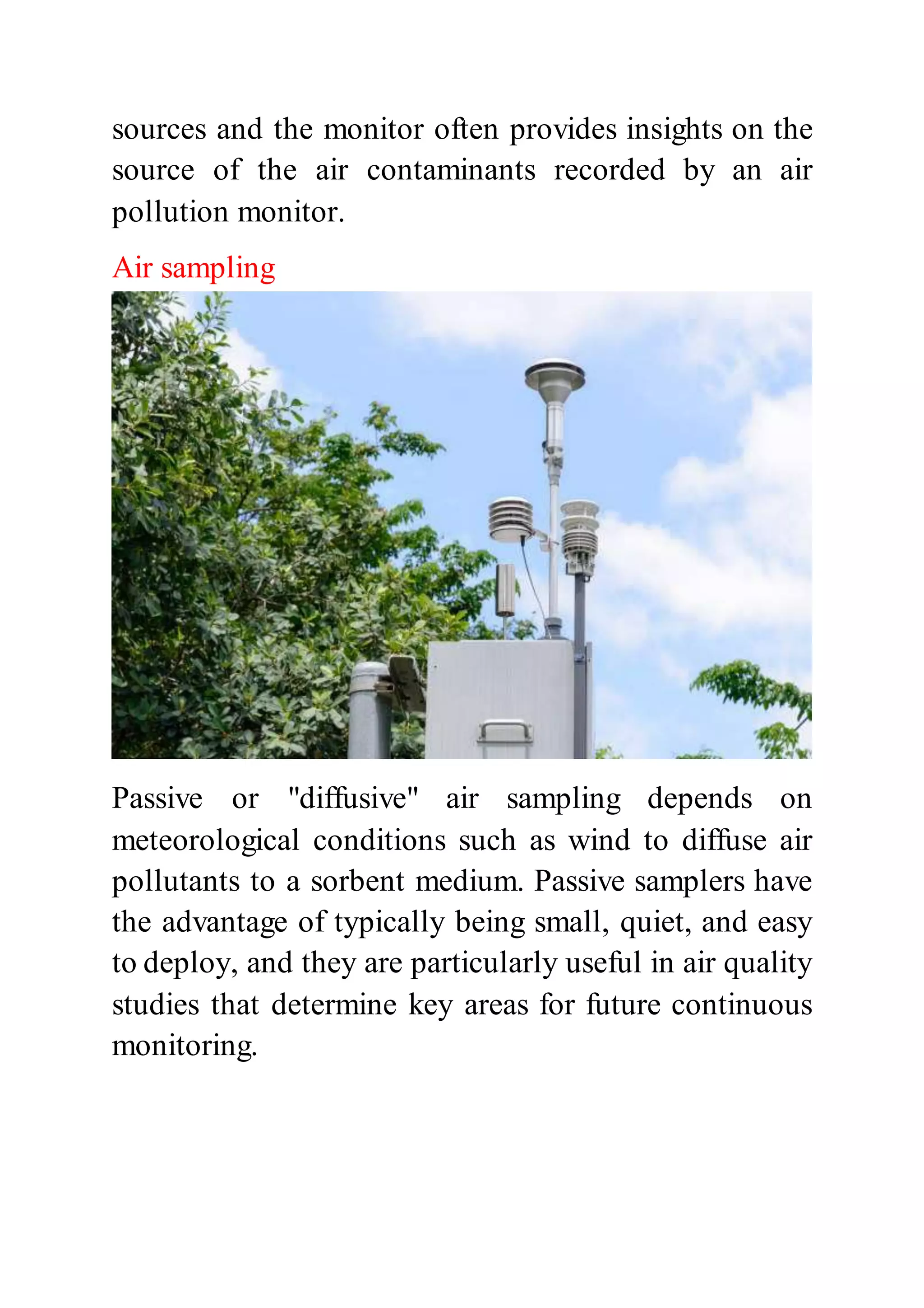 Polluted sample collection and preservation | DOCX