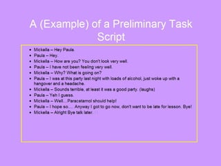 Assignment 2 – Pre Preliminary Task