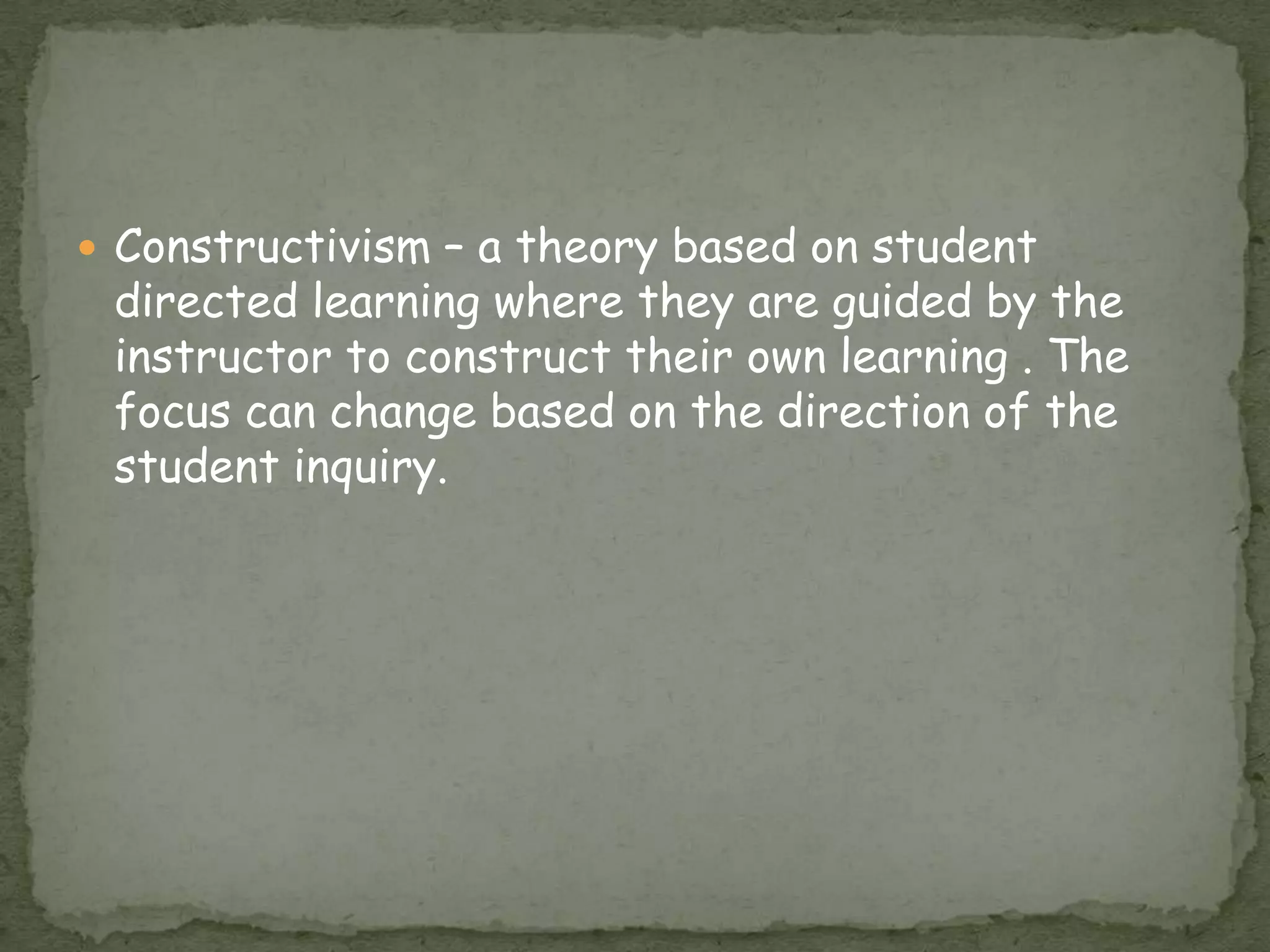 Do something to grab their attention, for example sing a song or show them a PowerPoint presentation of pictures to pique their interest in the topic.Review a previous lesson so they can make a connection to the new information.Use songs, poems, acronyms or any other fun way for them to remember the information.After presenting the information to the students, have them complete an activity to apply the new information they were given so it will be transferred to the LTM.Using Information Processing in the Classroom