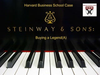 Buying a Legend(A)
Harvard Business School Case
:
 