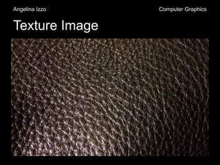 Texture Image
Angelina Izzo Computer Graphics
 