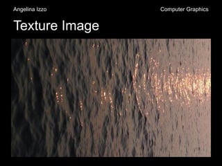 Texture Image
Angelina Izzo Computer Graphics
 
