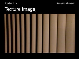 Texture Image
Angelina Izzo Computer Graphics
 