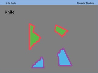 Taylla Smith Computer Graphics
Knife
 