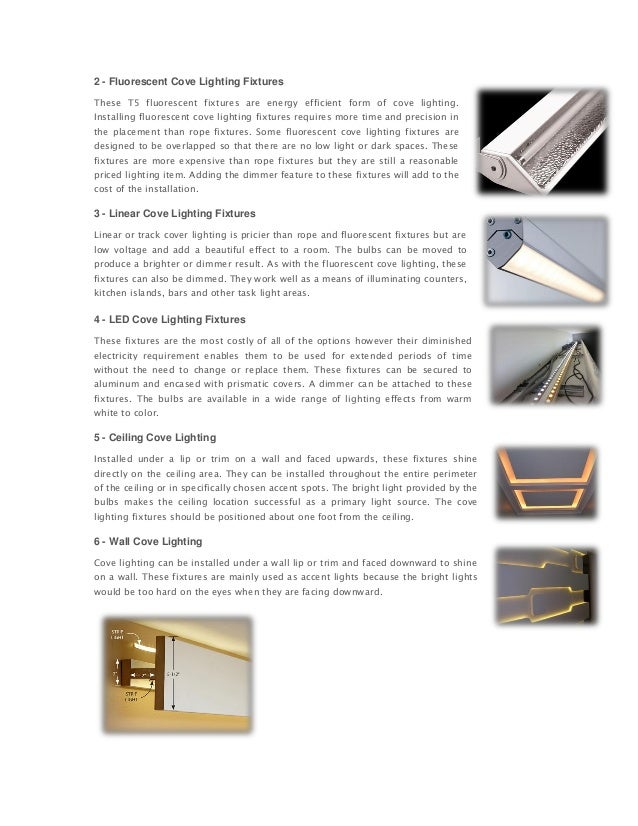 Indirect Light 3 2 Fluorescent Cove Lighting Fixtures